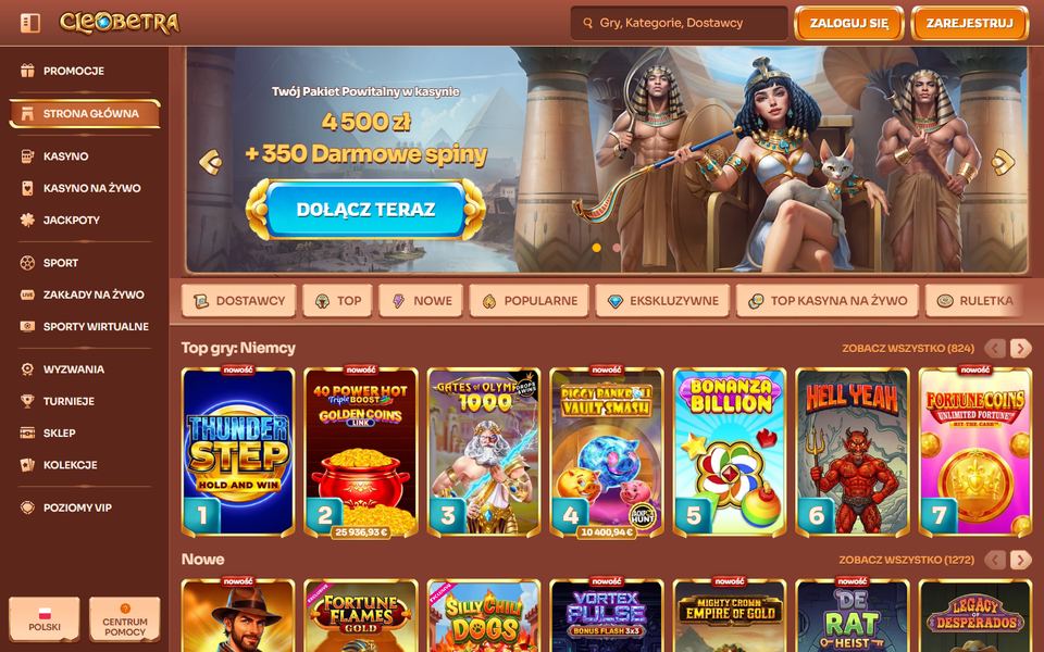 Cleobetra Casino — lobby